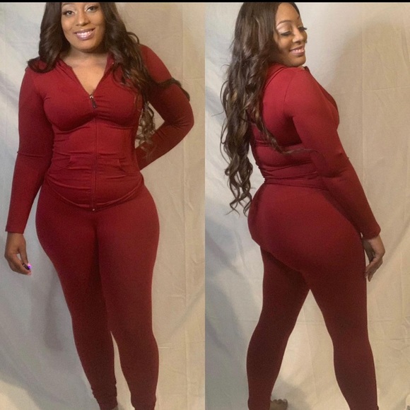 Burgundy Active 2 piece set - Picture 1 of 1